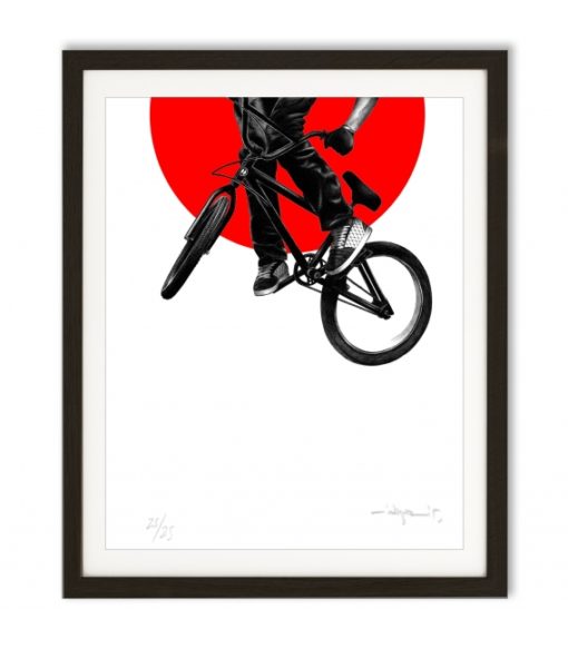 180 hilos - City Birds Nº1 Bicycle by Joaquin Rodriguez
