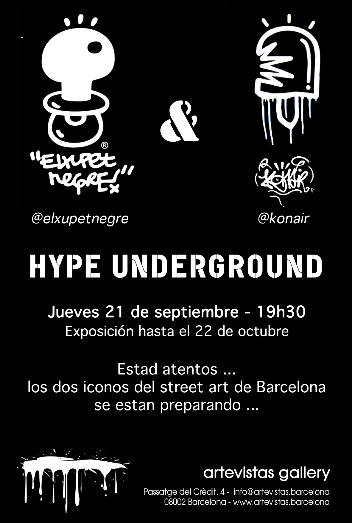 Hype Underground <br />El Xupet Negre & Konair