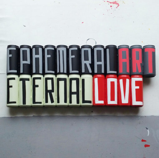 Me lata - Ephemeral art