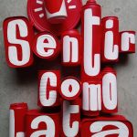 «Sentir como lata» by Me Lata – spray and acrylic on recycled cans, Artevistas Gallery Barcelona