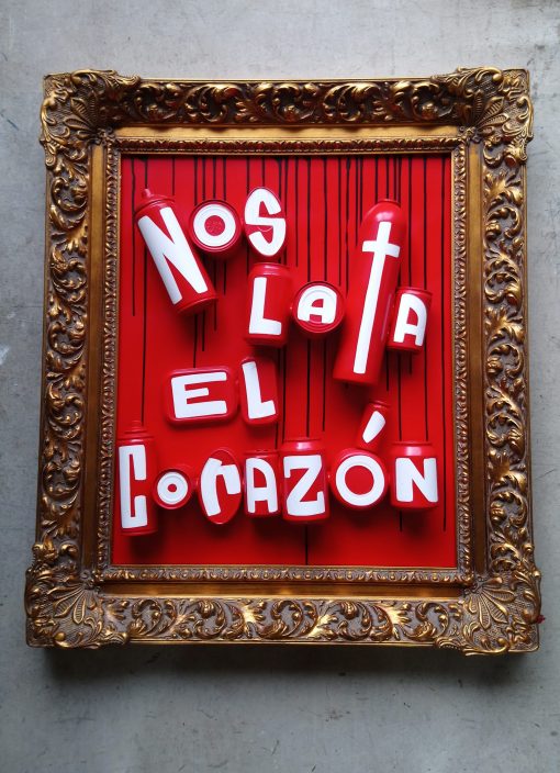 Me lata - Nos lata el corazón enmarcado