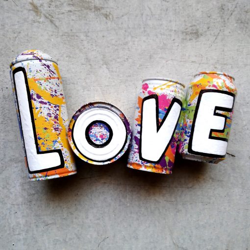 Me lata - Love multicolor