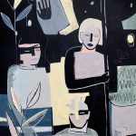 «Blue world» by Martí Roca Balcells – mixed media on canvas, Artevistas, Barcelona