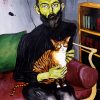 Alvaro gomez pantoja edward gorey con gato | Street Art Barcelona at Artevistas – contemporary artwork, Artevistas art gallery Barcelona