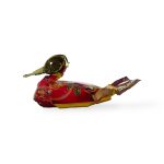 «Pato Chino» by Orson Buch – recycled metal and cans, art gallery in Barcelona