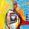 Jj walker love came and the head made the heart its fool – contemporary artwork, Artevistas art gallery Barcelona