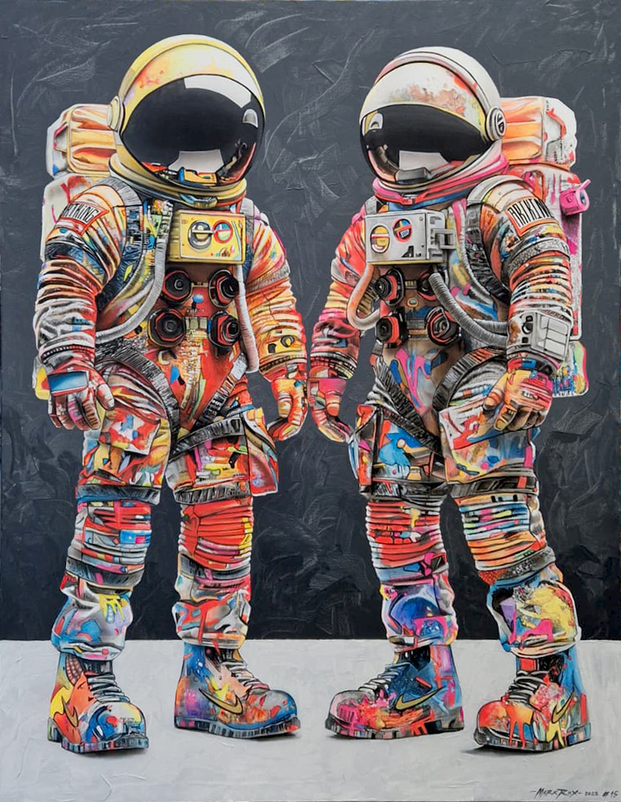 Mark rox artonaut 17 2 – contemporary artwork, Artevistas art gallery Barcelona