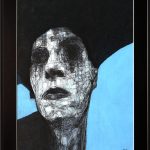 «3» by Andrzej Farfulowski – pen, marker, and spray on paper, on show at Artevistas Gallery